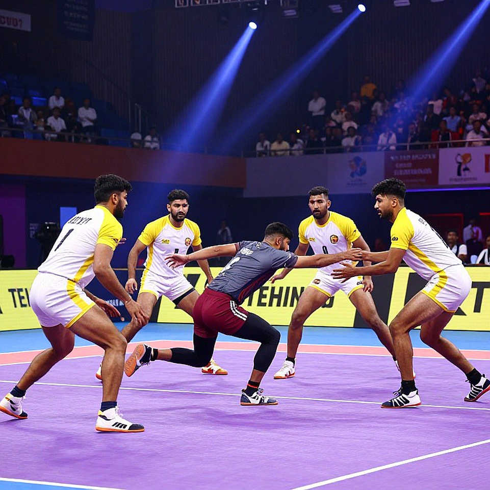 कॉमनवेल्थ कबड्डी चैंपियनशिप: अहमदाबाद में भारत का असली परीक्षण इंग्लैंड नहीं, ईरान की गैरहाजिरी है कॉमनवेल्थ कबड्डी चैंपियनशिप: अहमदाबाद में भारत का असली परीक्षण इंग्लैंड नहीं, ईरान की गैरहाजिरी है